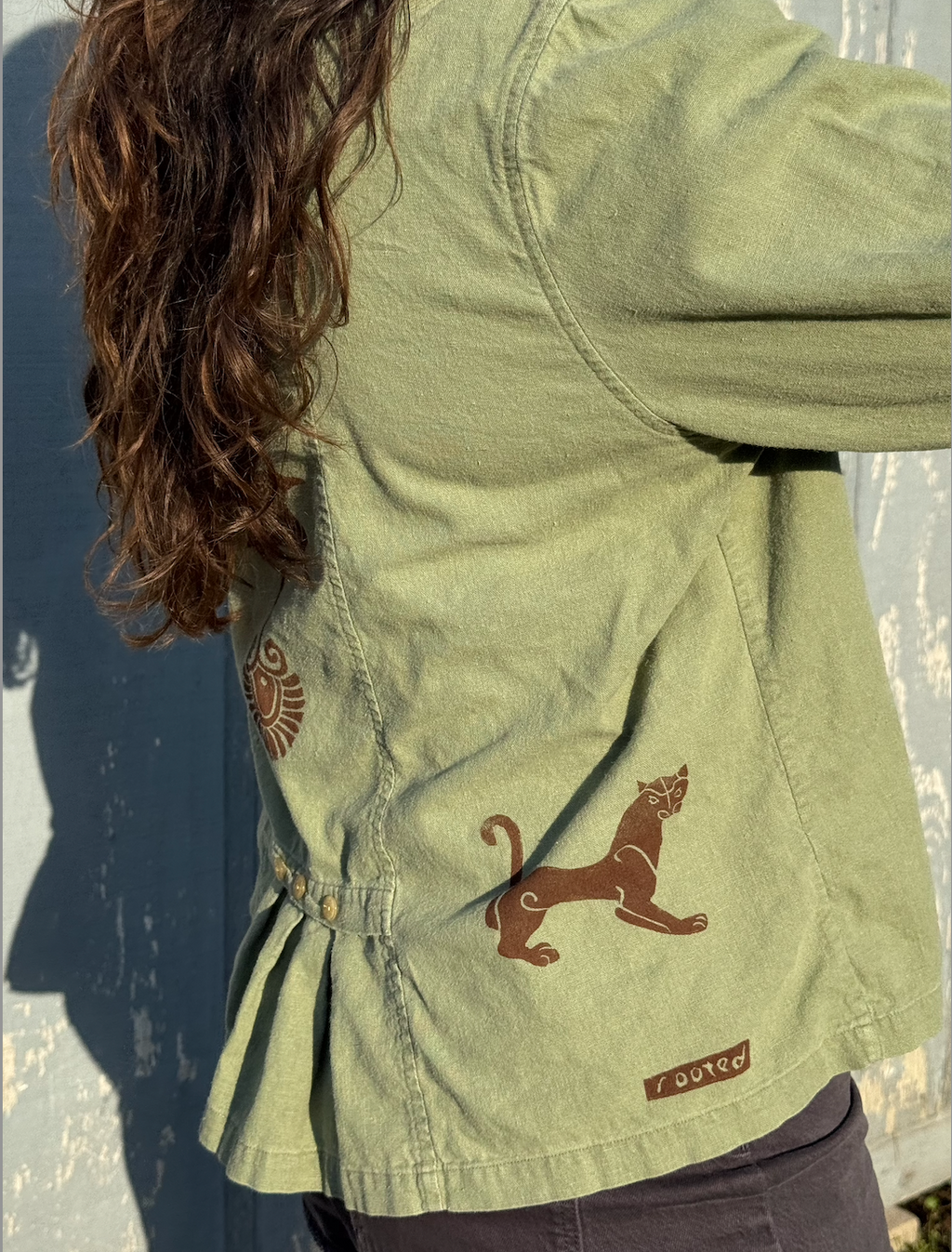 The Egyptian Series: Sage Green Button Down