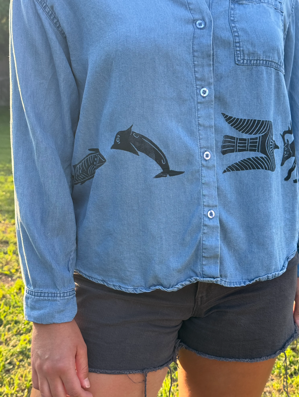The Egyptian Series: Chambray Button Down