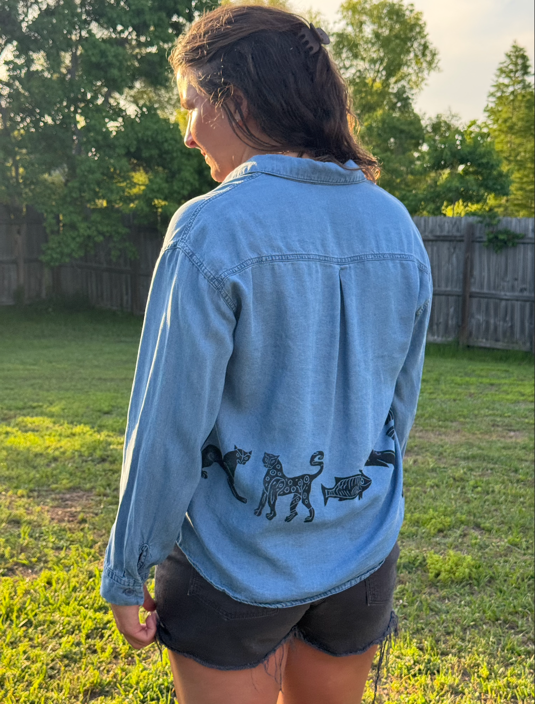 The Egyptian Series: Chambray Button Down