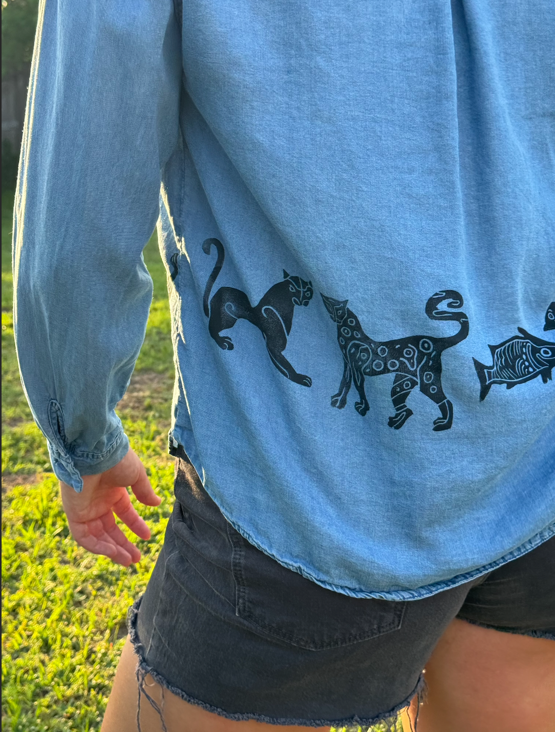 The Egyptian Series: Chambray Button Down