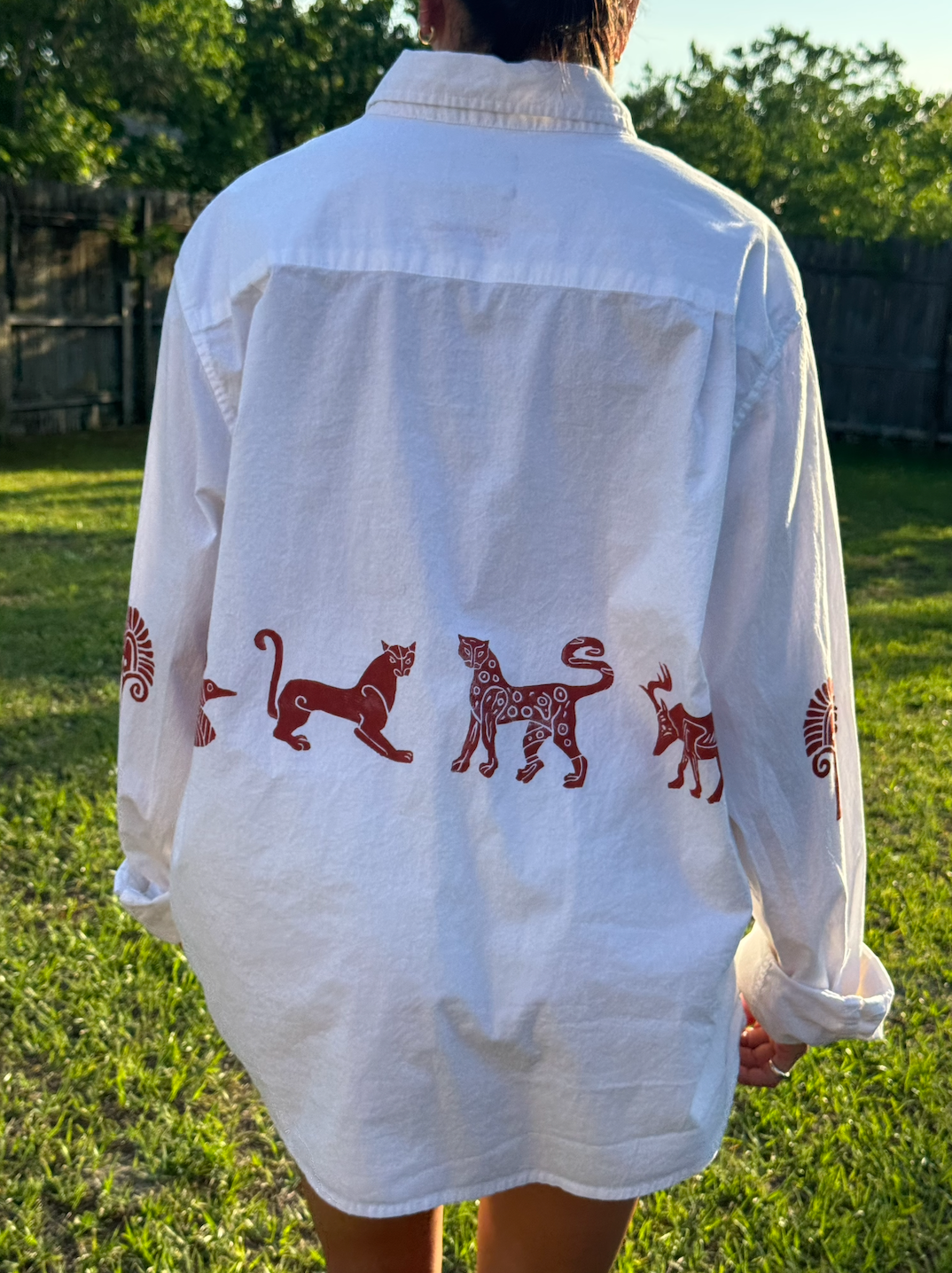 The Egyptian Series: Oversized White Button Down