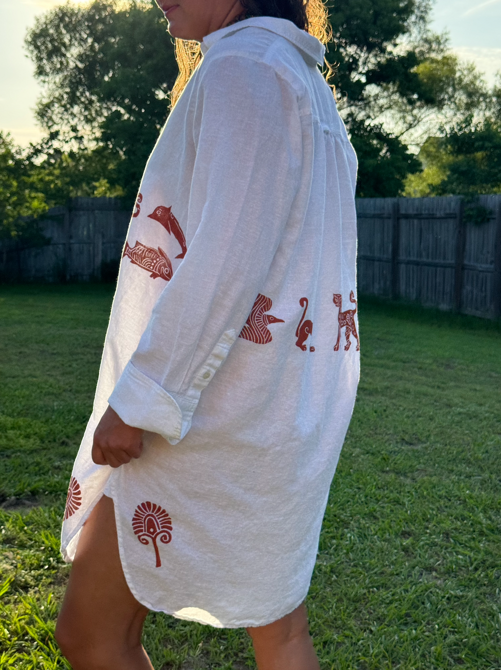 The Egyptian Series: White Shirt Dress