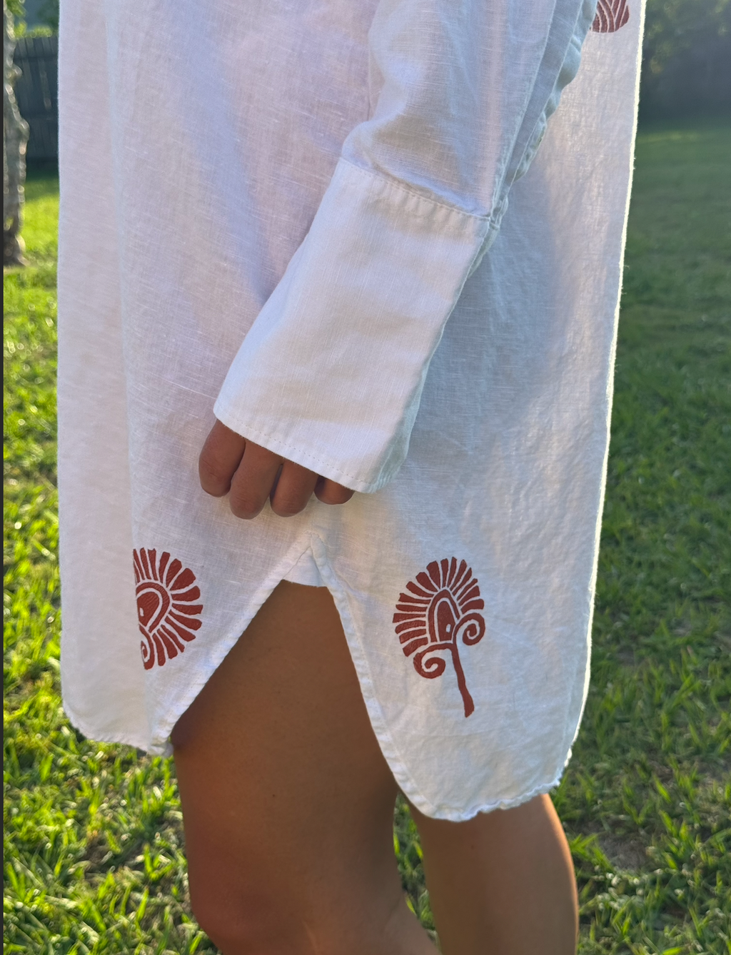 The Egyptian Series: White Shirt Dress