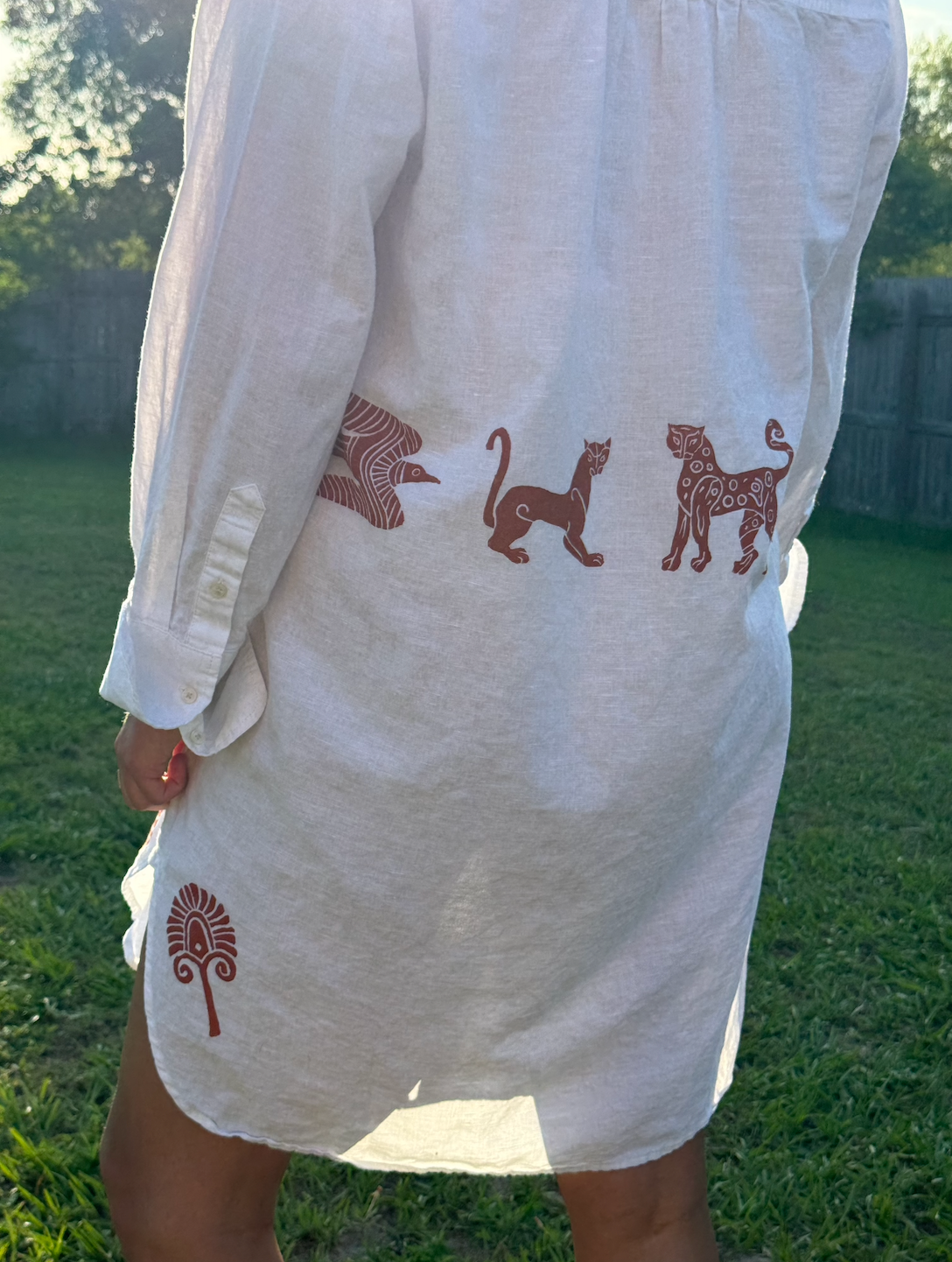 The Egyptian Series: White Shirt Dress