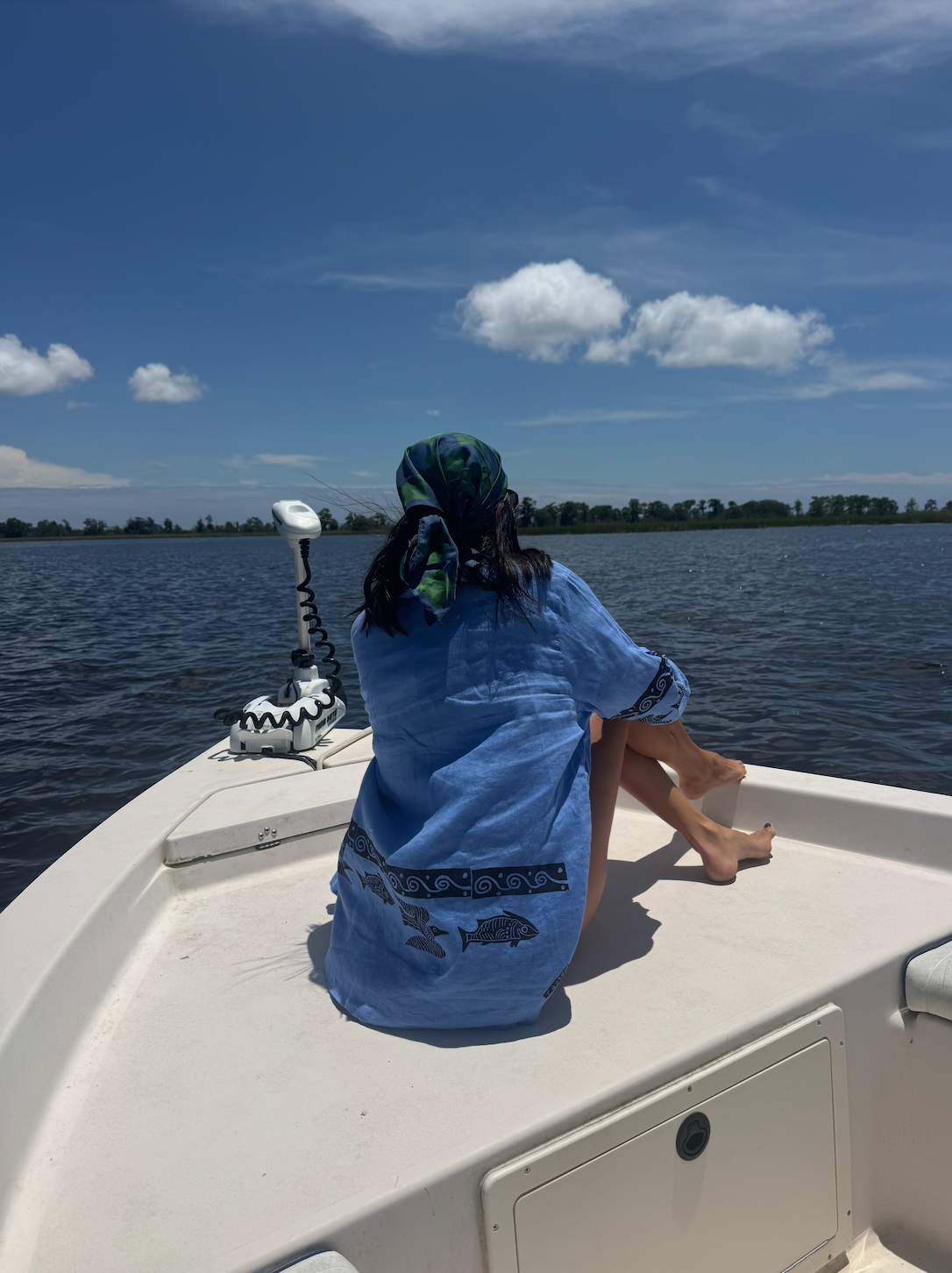 The Egyptian Series: Blue Linen Button Down